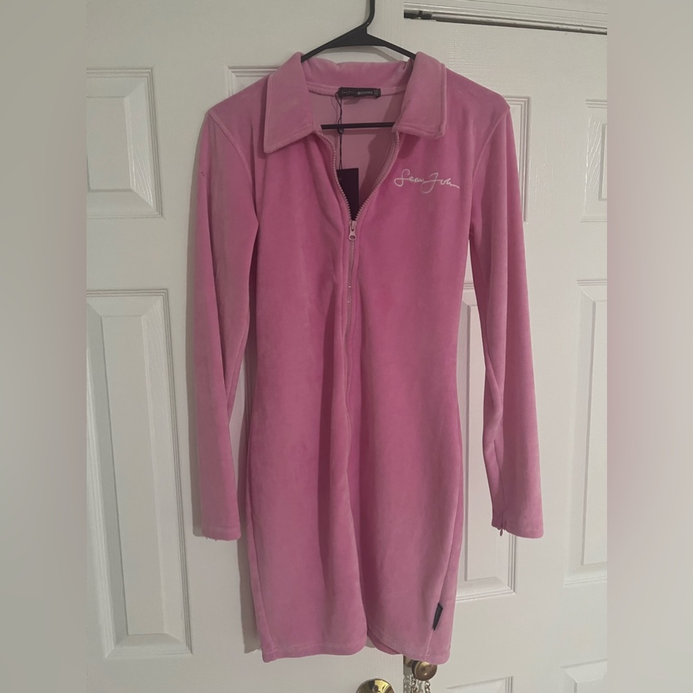 Sean John velour mini dress